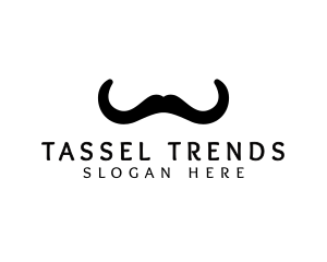 Mustache Horns Barber logo design