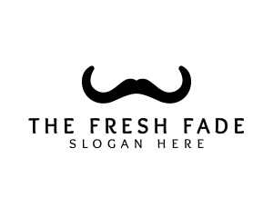 Mustache Horns Barber logo design