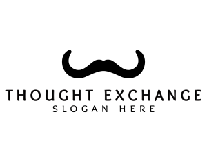 Mustache Horns Barber logo design