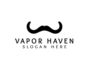 Mustache Horns Barber logo design