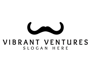 Mustache Horns Barber logo design