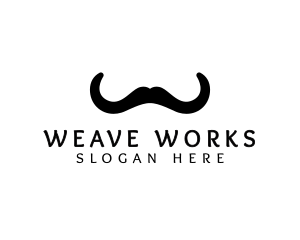 Mustache Horns Barber logo design