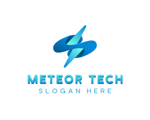 Lightning Tech  Electricity logo design