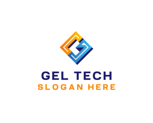 Modern Letter G Tech logo design