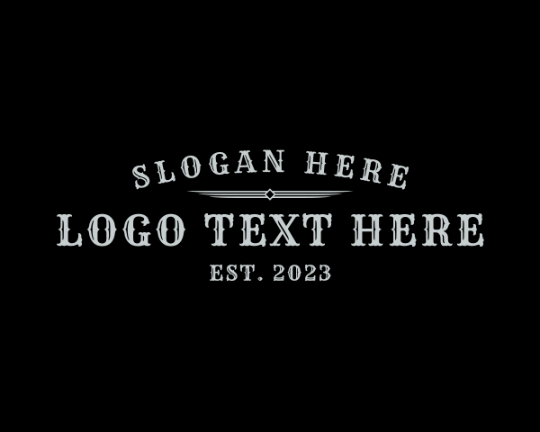 Typography logo example 4