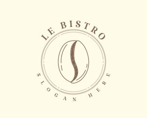 Coffee Bean Bistro Cafe logo design