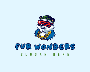 Cool Panda Gangster logo