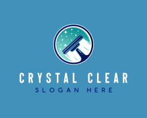 Cleaning Squeegee Window logo