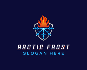 Fire Ice Ventilation logo design