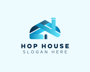 Mosque Roof House logo design