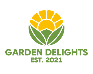 Natural Sunshine Garden logo design