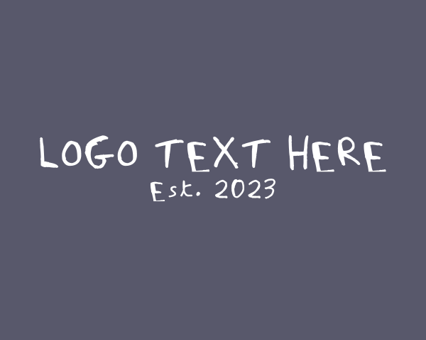 Text logo example 4