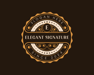 Elegant Vintage Business logo design