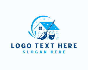 Mop Bucket House Cleaning logo