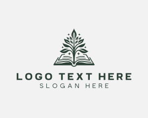 Literature Book Tree Logo