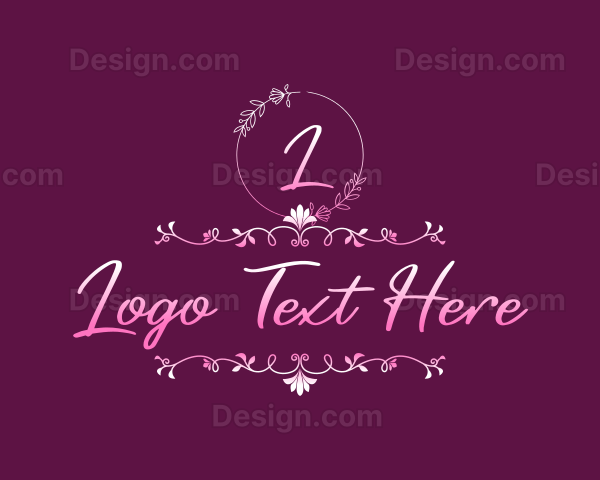 Floral Beauty Brand Logo