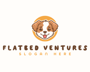 Cute Puppy Pet Logo