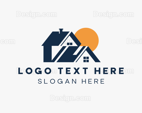 House Roofing Repair Logo