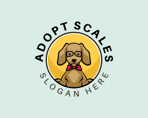 Cute Smart Dog logo design