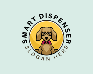 Cute Smart Dog logo design