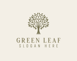 Wellness Tree Garden logo design