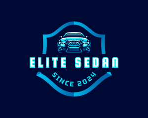 Auto Sedan Car logo