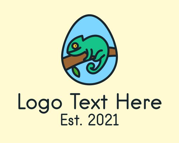 Lizard logo example 1