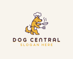 Dog Chef Cooking logo design