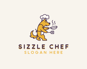 Dog Chef Cooking logo design