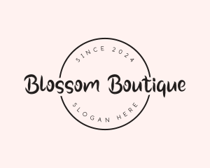 Feminine Boutique Badge logo design