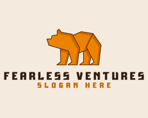 Geometric Grizzly Bear  logo