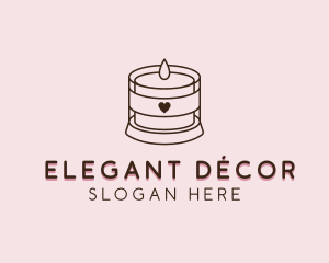 Candle Home Decor logo design