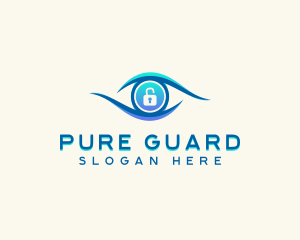 Eye Lock Security logo design