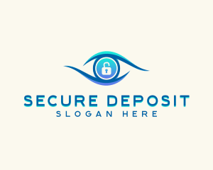 Eye Lock Security logo design