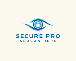 Eye Lock Security logo design