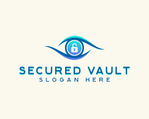 Eye Lock Security logo design