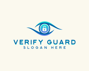 Eye Lock Security logo design