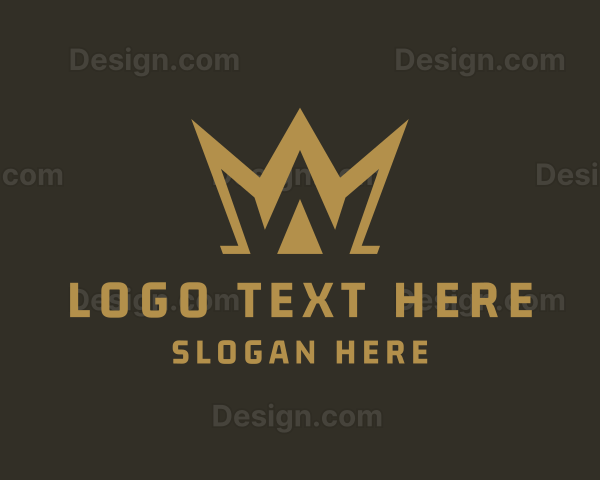 Elegant Crown Letter W Logo