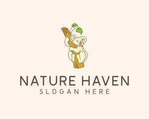 Nature Branch Koala logo design