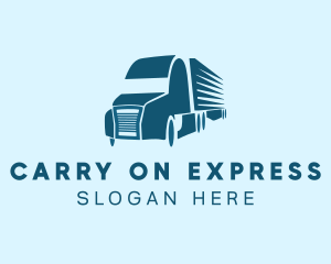 Express Moving Truck logo design