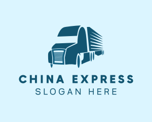 Express Moving Truck logo design