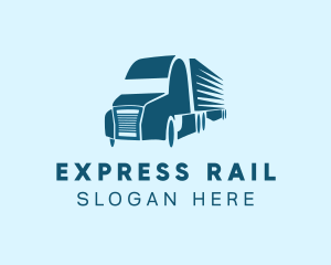 Express Moving Truck logo design