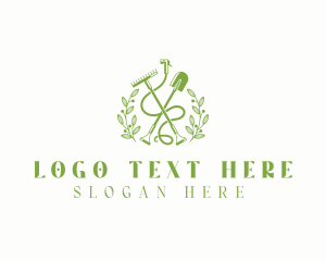 Gardener Plant Lawn Care logo