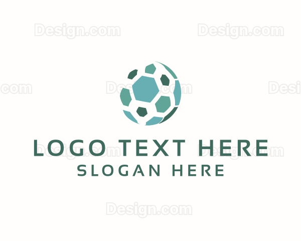 Abstract Business Hexagon Sphere Logo