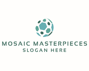 Abstract Business Hexagon Sphere logo design