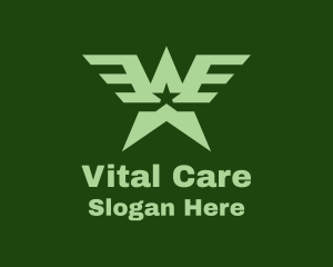 Military Star Wings  Logo