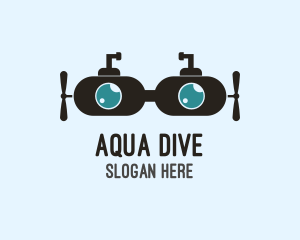 Submarine Diving Goggles  logo