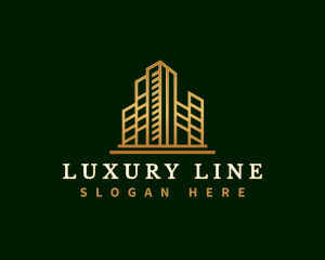 Luxury Tower Real Estate logo design