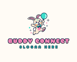 Bunny Balloon Party Logo