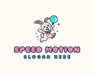 Bunny Balloon Party Logo